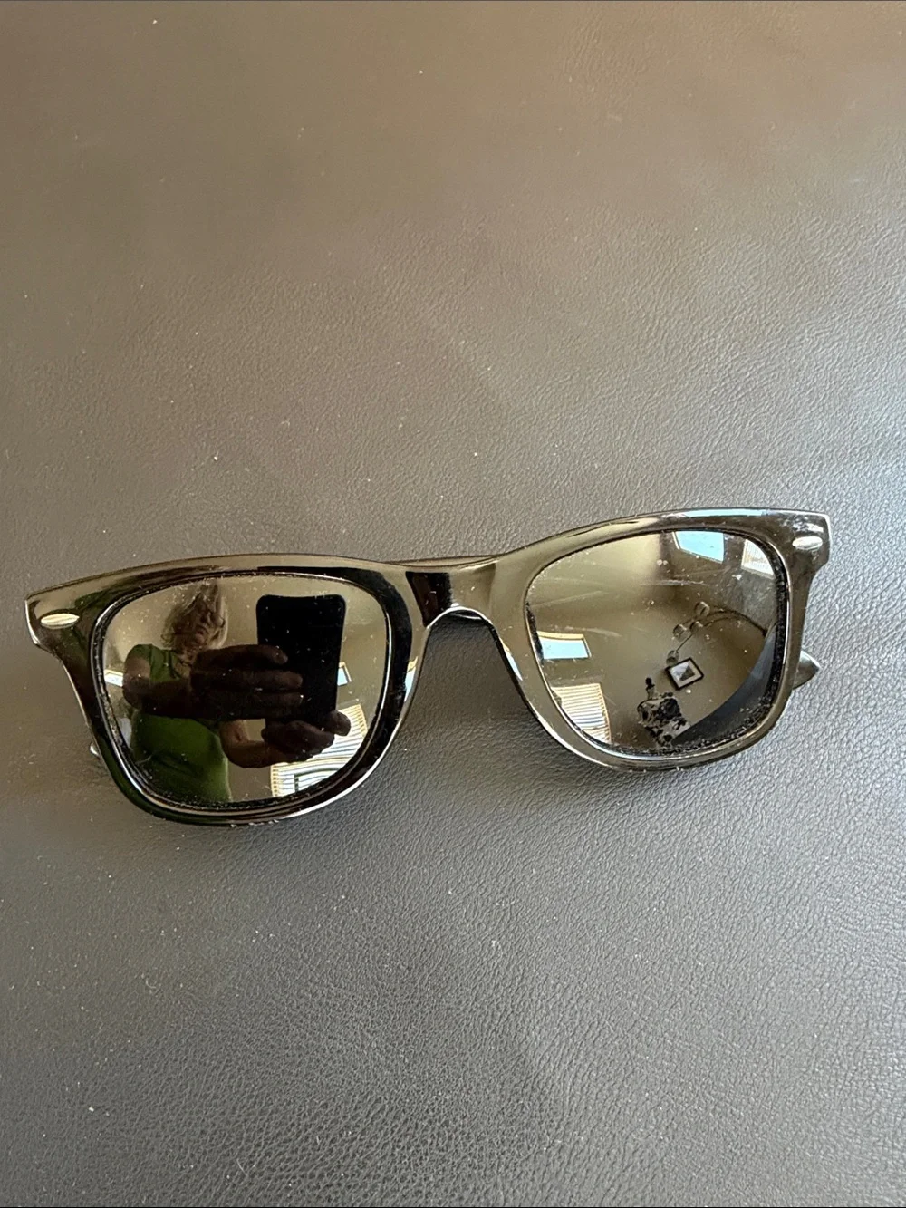Foster Grant Black Wayfarer-Style Sunglasses Unisex